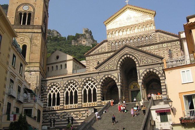 Amalfi Drive - Day Trip from Naples - The Positano terrace and its postcard view