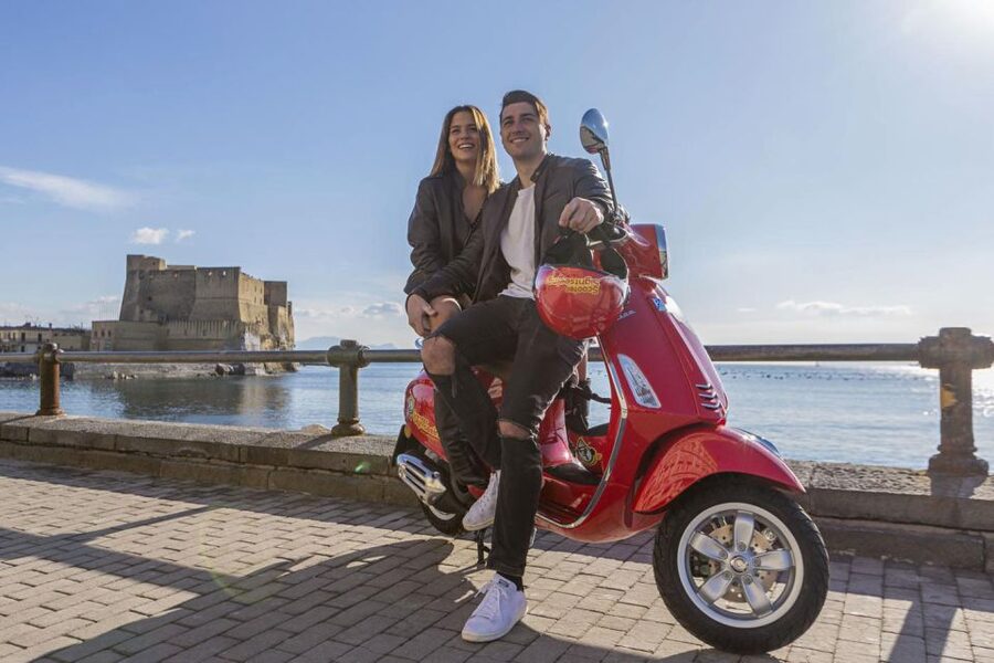 Amazing audioguided Vespa Tour of Naples - with driver - Santa Lucia and the Naples waterfront