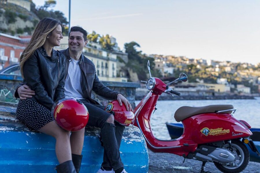 Amazing audioguided Vespa Tour of Naples - with driver - The practical side of riding behind a driver