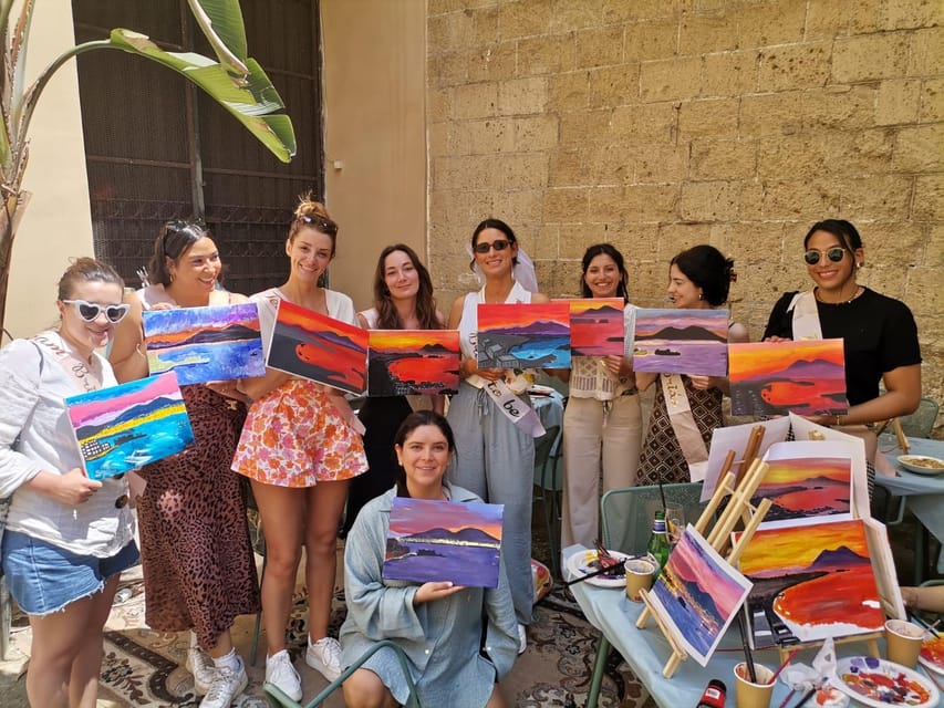 Art Workshop in Naples city centre with Aperitif - Maria’s teaching style and the value of a small group
