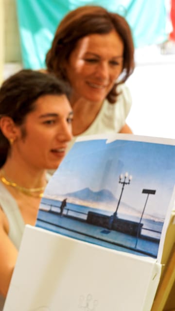 Art Workshop in Naples city centre with Aperitif - The aperitif and the €4 café voucher