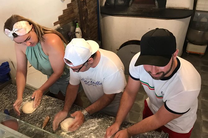 Authentic Pizza Making Class in Naples with Appetizers and Drink - Mixing dough and learning the Neapolitan method