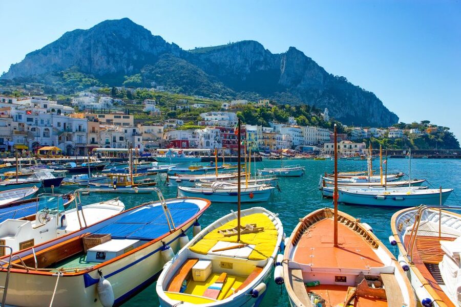 Capri: Boat and Island Tour - The gozzo boat and Capri’s coastal views