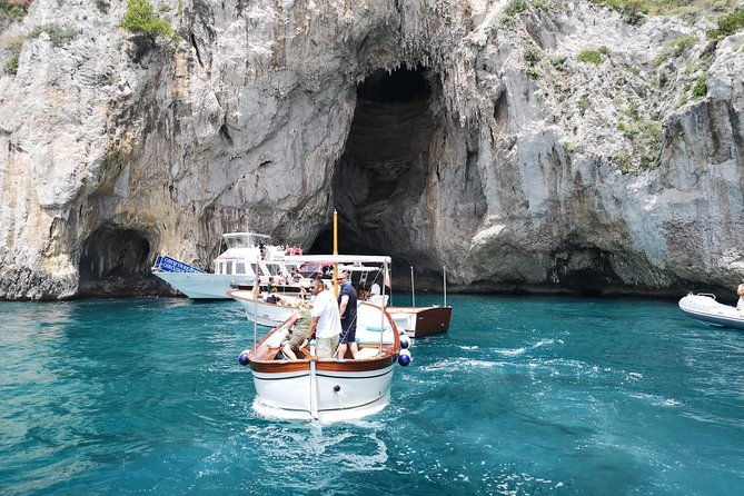 Capri Boat Tour from Naples – Small Group, Swim & Relax - Swimming at Marina Piccola