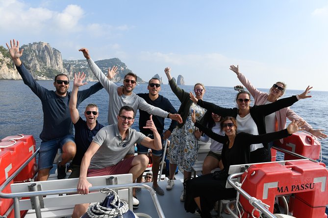 Capri Mini Cruise and City Sightseeing Day Trip from Naples - The boat circuit around Capri