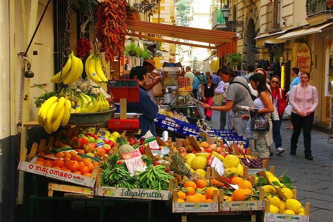 Daytrip from Port of Naples to Amalfi Coast, Sorrento & Positano - Sorrento: shops, lemons, and Bay of Naples views
