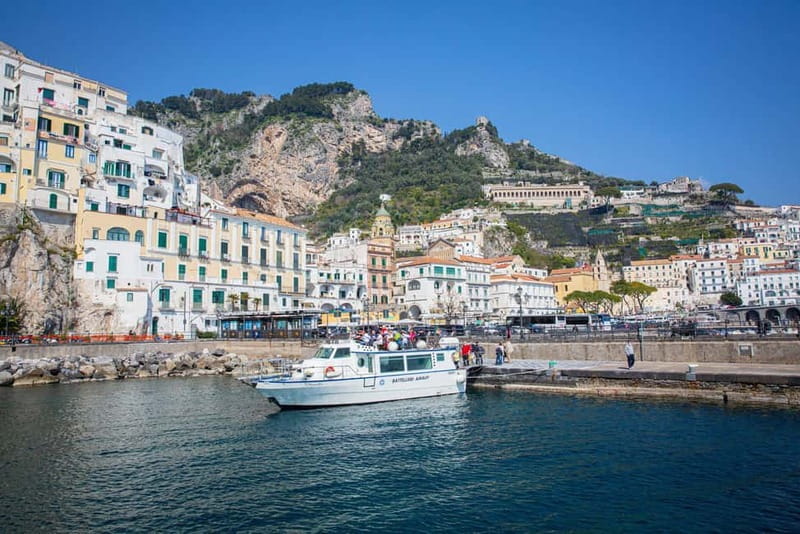 FROM NAPLES: Amalfi Coast Boat, stops in Amalfi and Positano - Who will get the most from this day