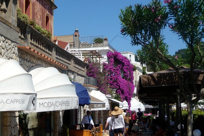 From Naples: Capri and Anacapri Small Group Tour + Ferry - Capri Town and the Little Theatre of the World
