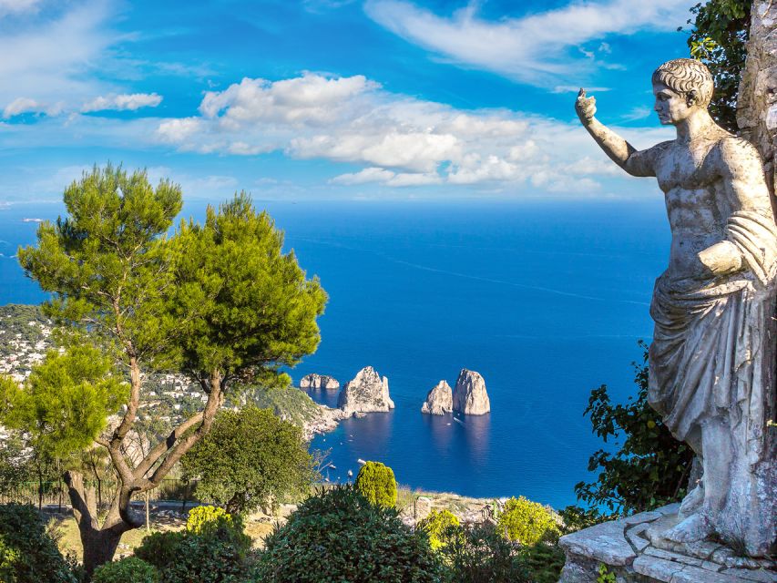 From Naples: Capri Day Trip with Ferry and Island Boat Tour - The ferry ride along the Sorrento coast