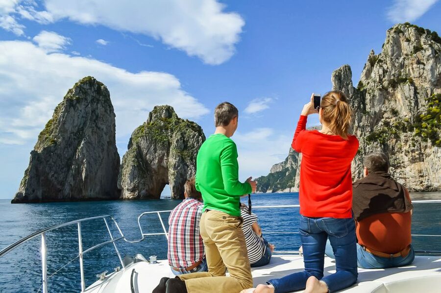From Naples: Capri Guided Tour with Ferry Tickets & Minibus - Anacapri first: a calmer start