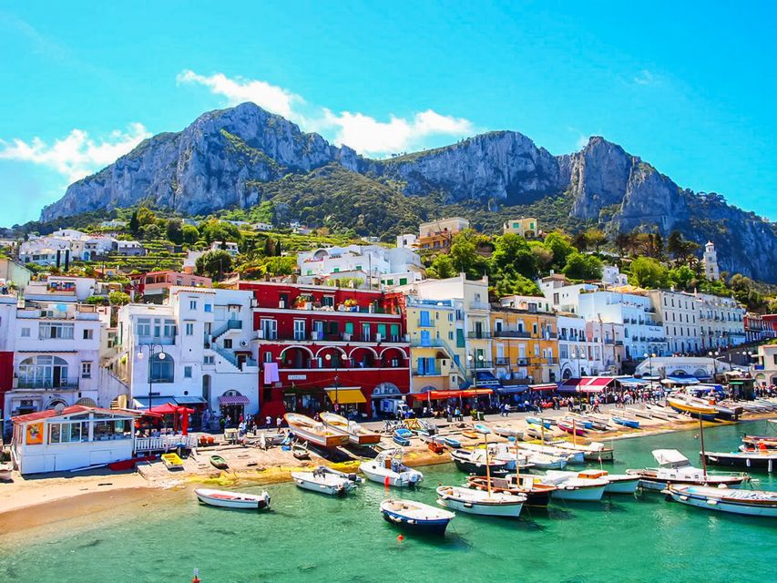 From Naples: Capri Guided Tour with Ferry Tickets & Minibus - Gardens of Augustus and the Faraglioni view