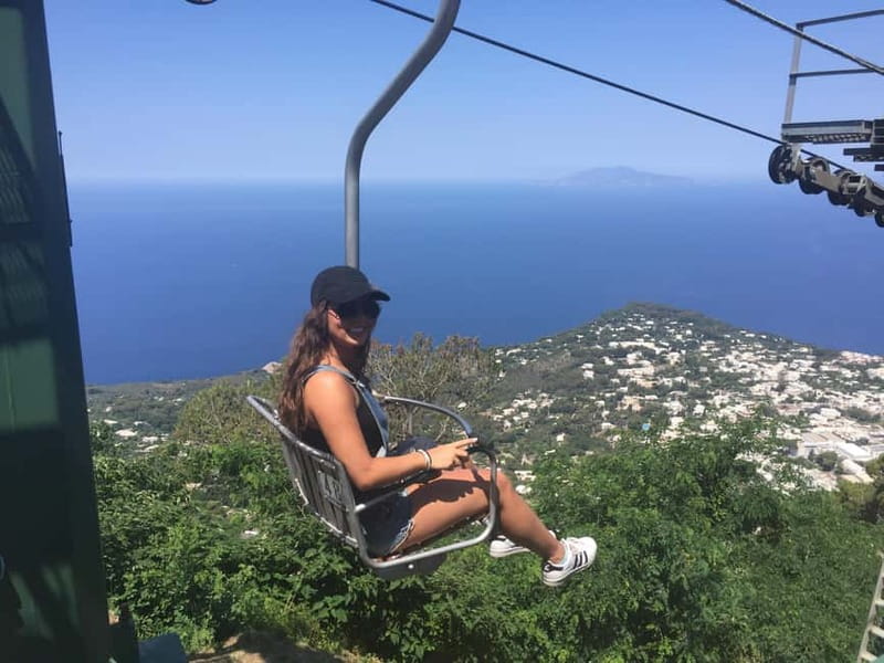 From Naples: Explore Capri with Chairlift Experience - Anacapri and the road locals call Mamma Mia Road
