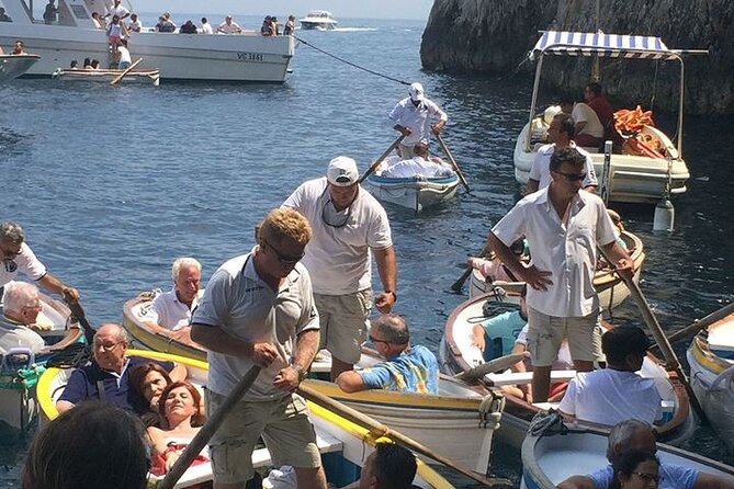 From Naples: Guided Capri Tour with Blue Grotto Included - A fast ferry from Naples to Capri