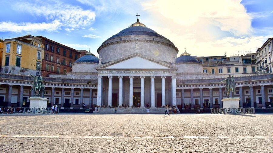 From Naples: Half-Day City Walking & Bus Tour Gulf of Naples - Pickup points and timing in central Naples