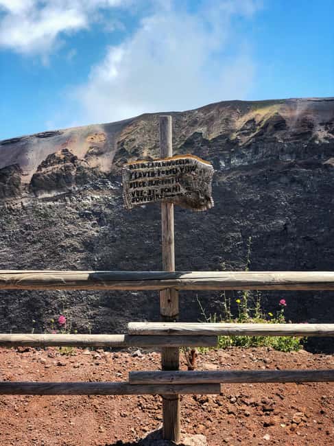 From Naples: Mount Vesuvius Half-Day Tour with Lunch - Walking the crater rim