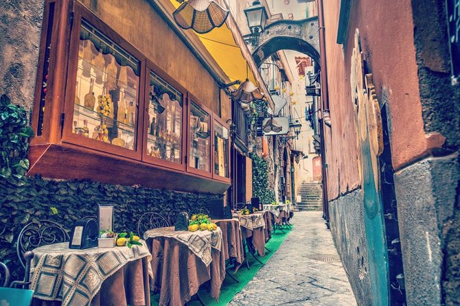 From Naples Port: Sorrento & Pompeii With Limoncello Tasting - Sorrento in one hour: views, lanes, and lemon products