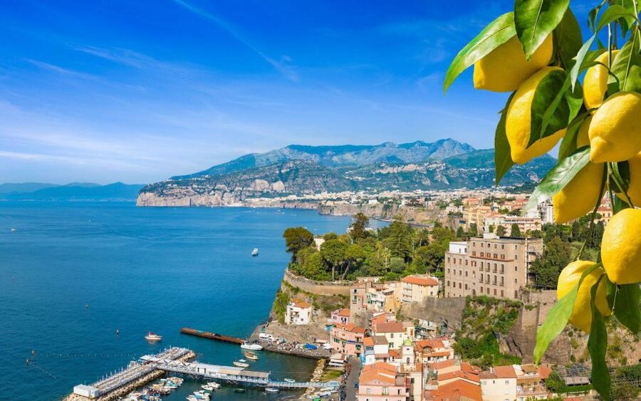 From Naples: Premium Tour of Sorrento, Positano, Amalfi - First coastal views and the road toward Sorrento