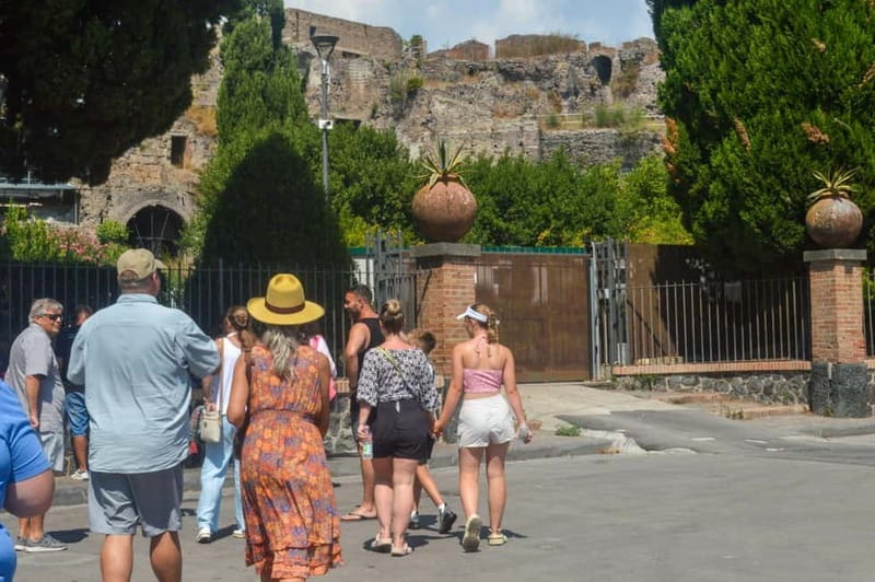 From Naples/Salerno: Pompeii, Sorrento and Amalfi Coast Tour - Three Campania highlights in one long day