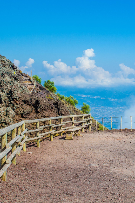 From Naples_ Vesuvius easy transfer+tickets and audioguide - Walking to the Great Cone
