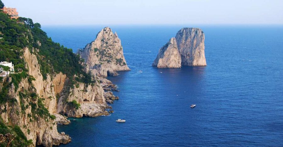 From Sorrento or Naples: Capri Full-Day Private Tour - Piazza Umberto and the slower side of Capri town