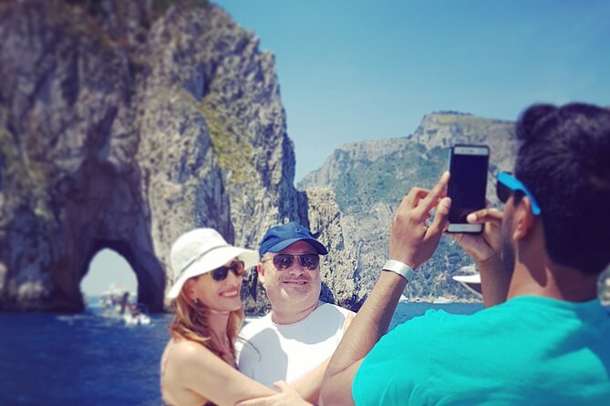 Full day Capri Island Small Group Boat Tour from Naples - The Natural Arch and Capri’s famous Faraglioni