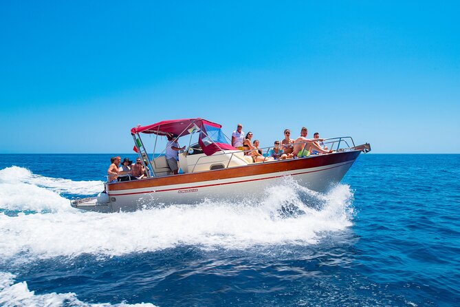 Full day Capri Island Small Group Boat Tour from Naples - A small boat with a social, friendly feel