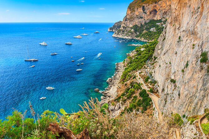 Full Day Capri Tour from Pompeii by Small Ferry Boat - The one-hour boat tour around the island