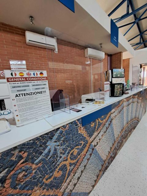 Herculaneum: Skip The Line Entrance ticket + Audioguide - Entering through the Audioguide Desk