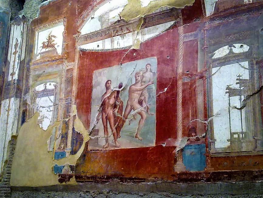 Herculaneum with an Archaelogical Guide & Ticket - The Sacellum of the Augustales