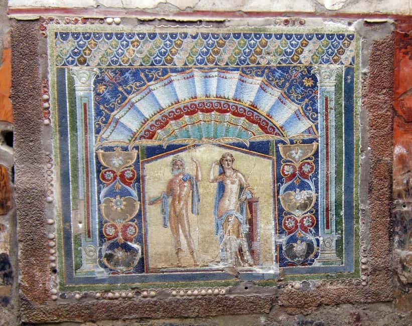 Herculaneum with an Archaelogical Guide & Ticket - Casa del Salone Nero and the role of painted rooms