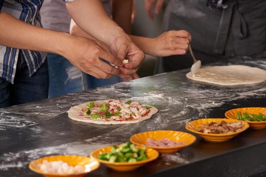 Master Authentic Neapolitan Pizza & Tiramisu at Home - Making dough from scratch
