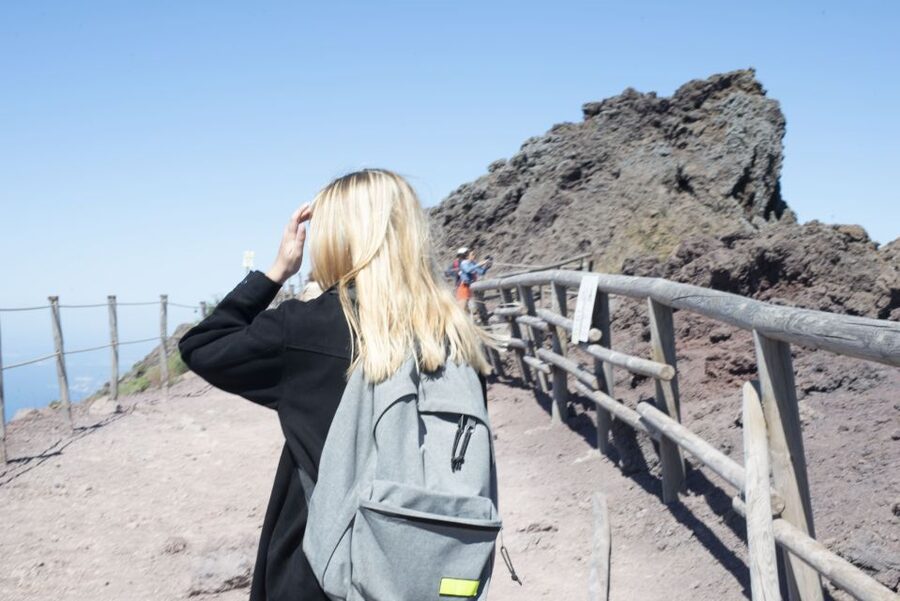 Mount Vesuvius: Skip-the-Line Ticket and Smart Digital Guide - The climb to the crater rim