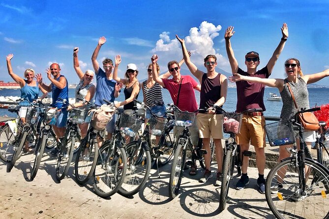 Naples Guided Tour by Bike - Lungomare Caracciolo and the Gulf views