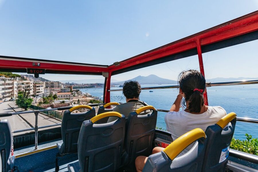 Naples: Hop-on Hop-off Bus Tour 24-Hour Ticket - Line A through Naples’ historic center