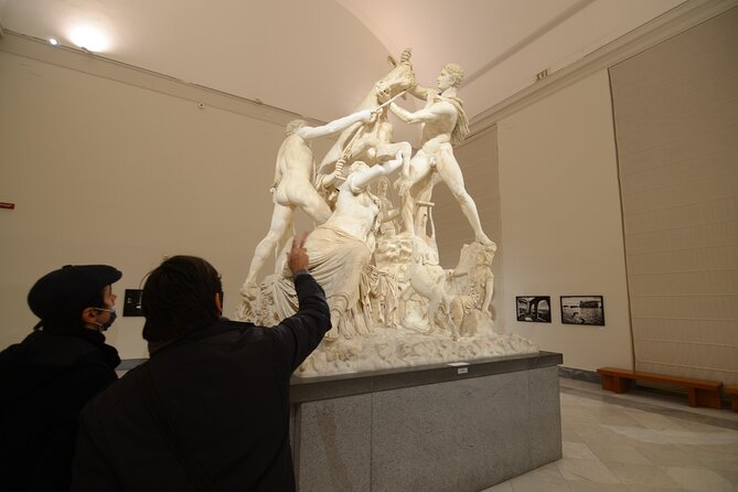 NAPLES: MANN, National Archeological Museum of Naples - The Farnese Collection, with the Farnese Bull at center stage