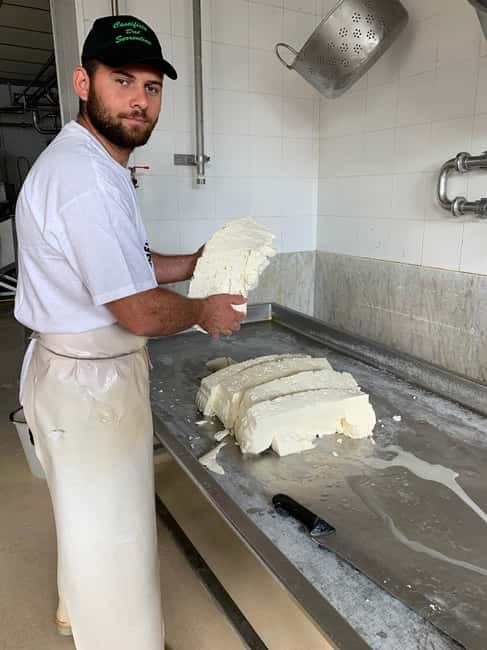 Naples: Mozzarella experience - Seeing how mozzarella changes from curd to cheese