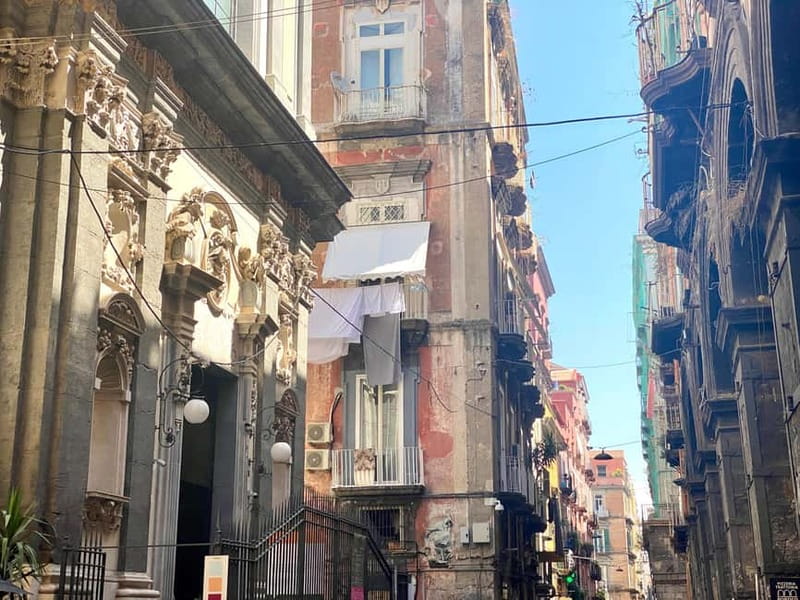Naples: Old City Center Street Food Tour with Spritz - Piazza del Gesù Nuovo and the final Spritz