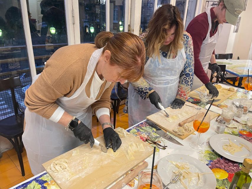 Naples: Pasta Cooking Class with Tiramisù and a Drink - Three sauces that show off Campania
