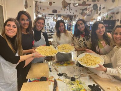Pasta Cooking Class with Tiramisù and a Drink