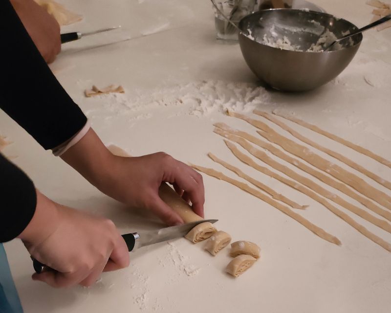 Naples: Pasta Making Class with Starter and Drink - The meal you make is the payoff