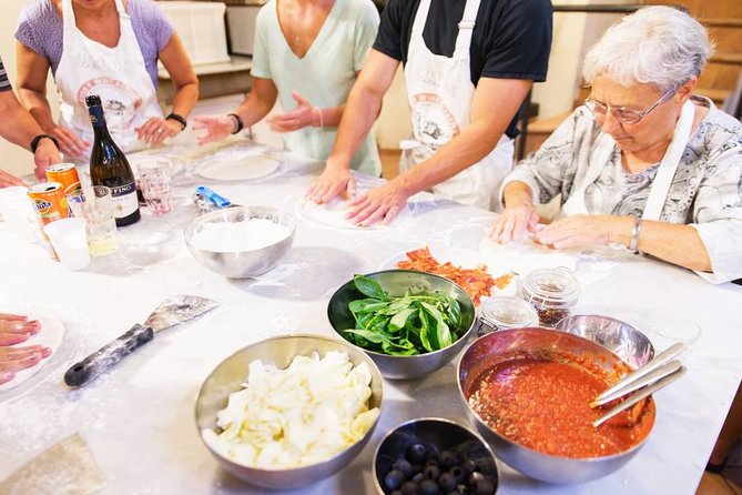 Naples Pizza Cooking Class - Shaping the base and choosing the toppings