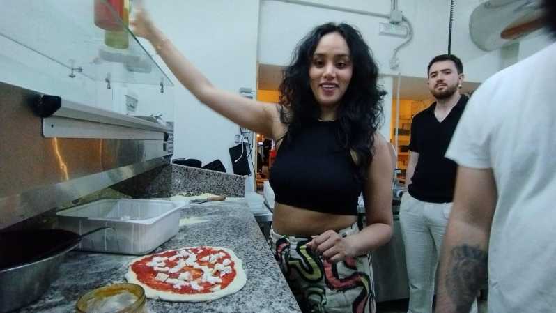 Naples: Pizza Making Class with Neapolitan Chef and drink - Starting with the dough
