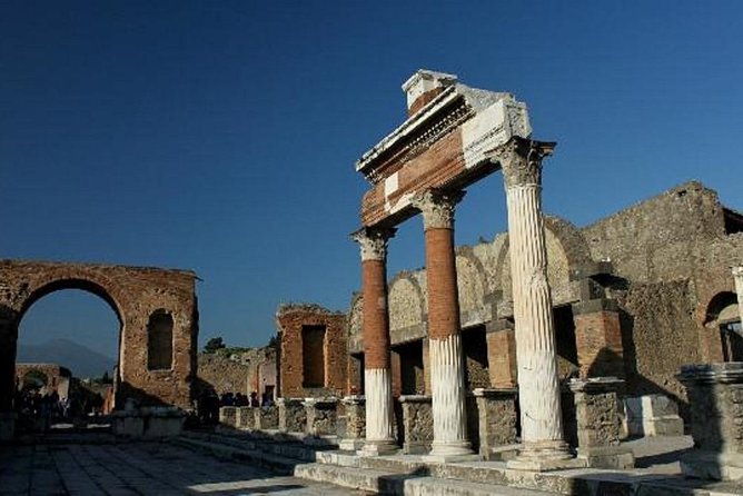 Naples: Pompeii, Herculaneum, and Vesuvius Tour by Minivan - Mount Vesuvius: the view comes with a weather warning