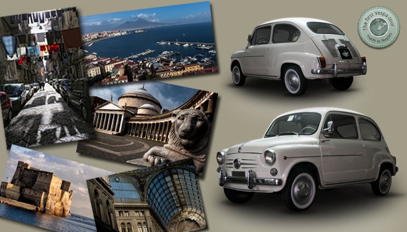 Naples: Private Tour by Classic Fiat 500 or Fiat 600 - Spaccanapoli and Gesù Nuovo: the historic center begins close up