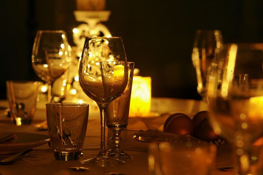 Naples: romantic dinner on the rooftop terrace - Four courses with fish or meat