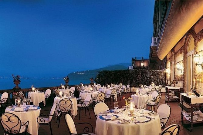 Naples: Romantic Gourmet Dinner on the Rooftop Terrace - Dinner at Hotel Excelsior, with Naples at your table