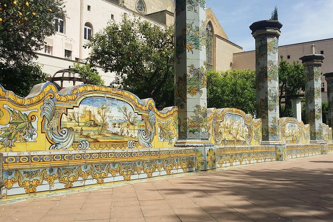 Naples: Saint Chiara Cloister and Velied Christ Guided Experience - The tiled calm of Santa Chiara