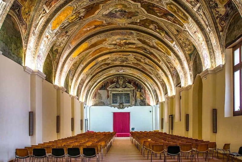 Naples: San Lorenzo Maggiore and Neapolis Sotterrata Ticket - Sisto V Hall and the Franciscan decoration