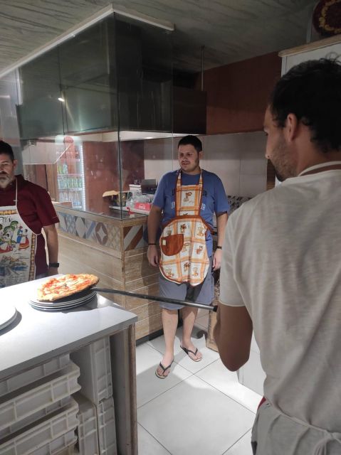 Naples: Small Group Pizza Making with Drink Included - Making the dough and shaping the cornicione