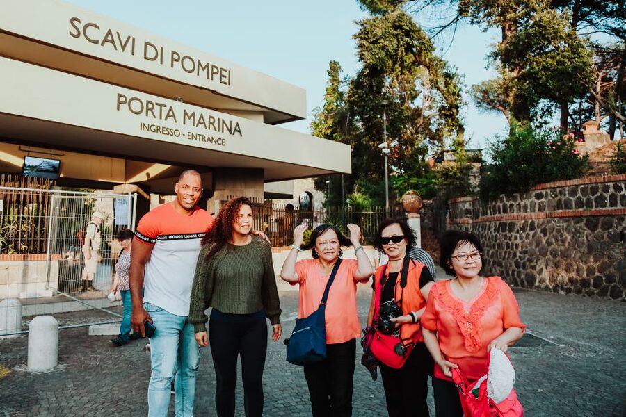 Naples: Sorrento, Amalfi Coast, Pompeii Trip from the Port - Pompeii in two hours